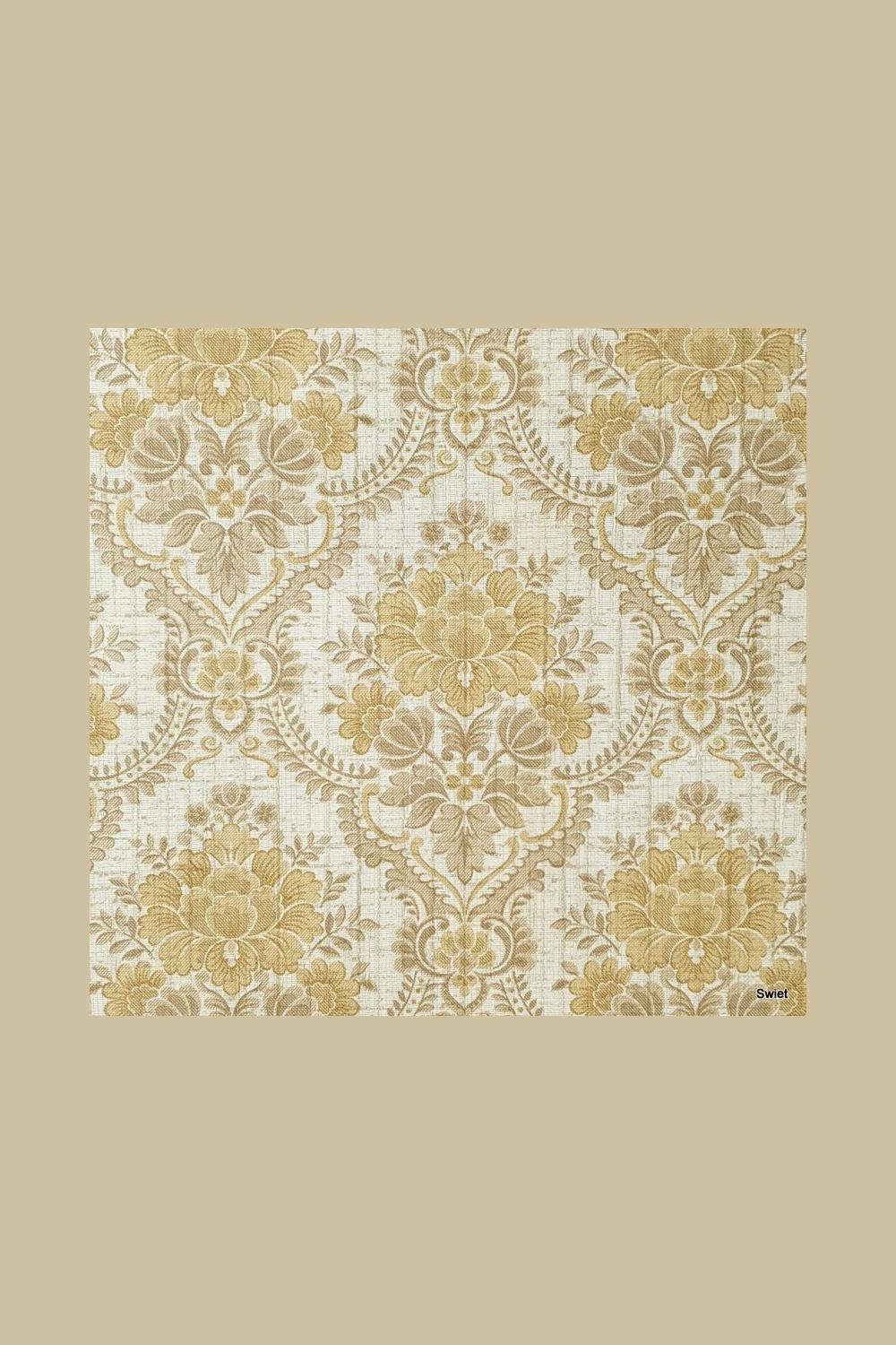 Barok beige behang