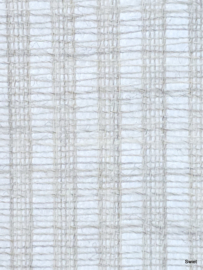 Licht jute vintage behang