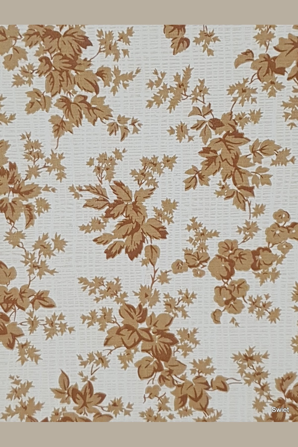 Beige mini bloemen