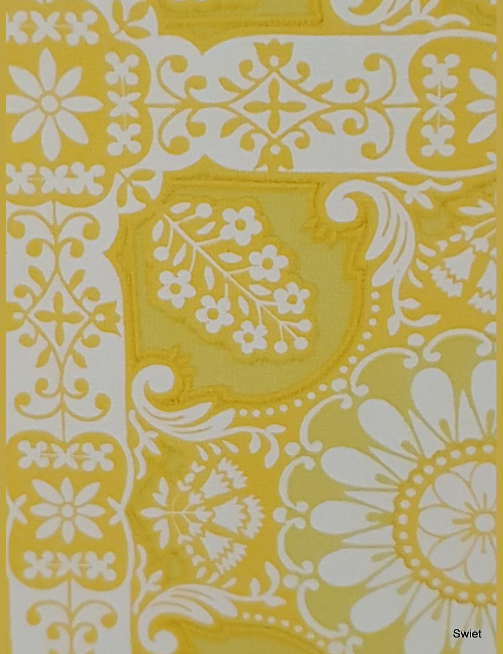 Vintage bloemen in tegelpatroon