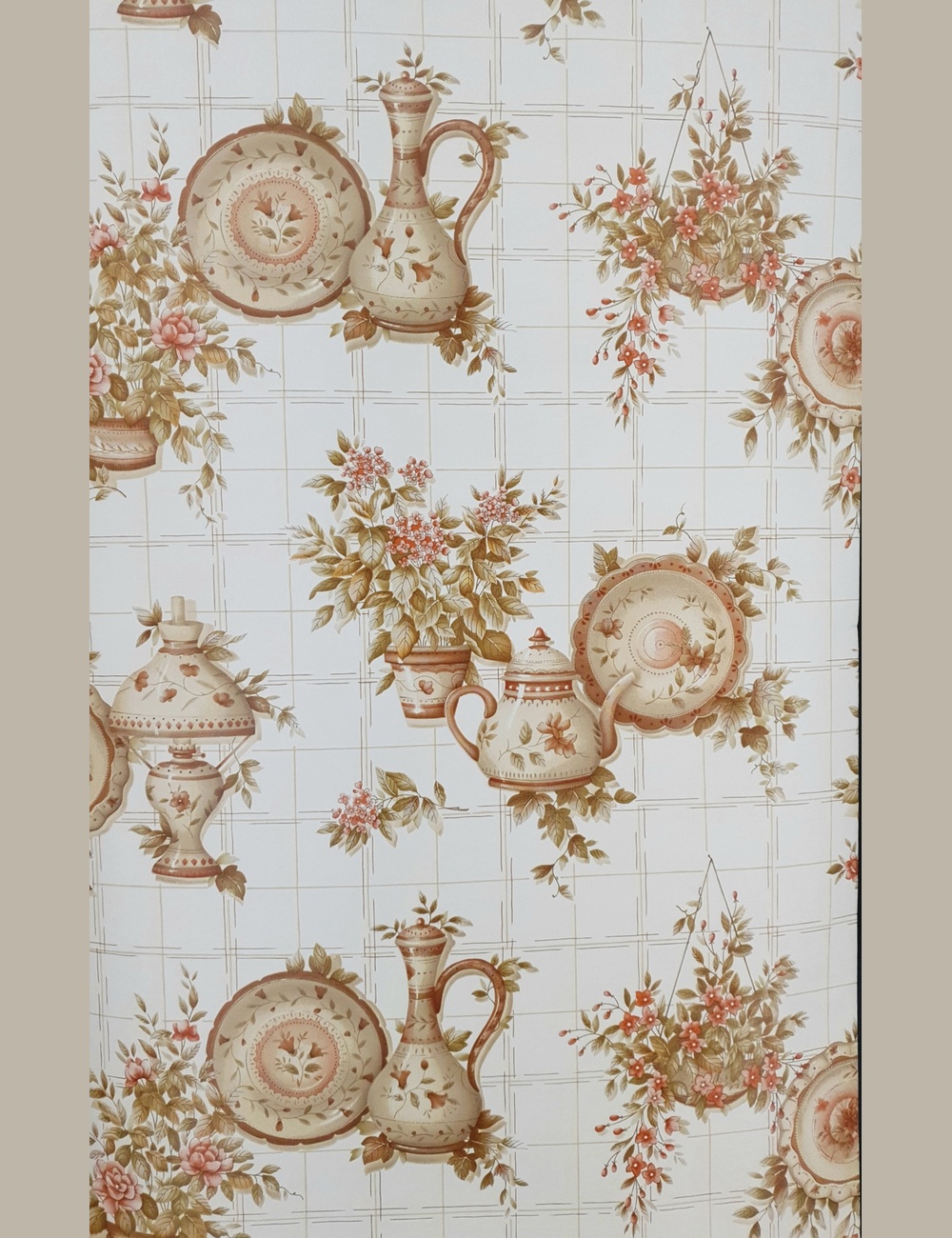 Vintage keuken behang