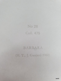 Vintage rozenposter, Barbara