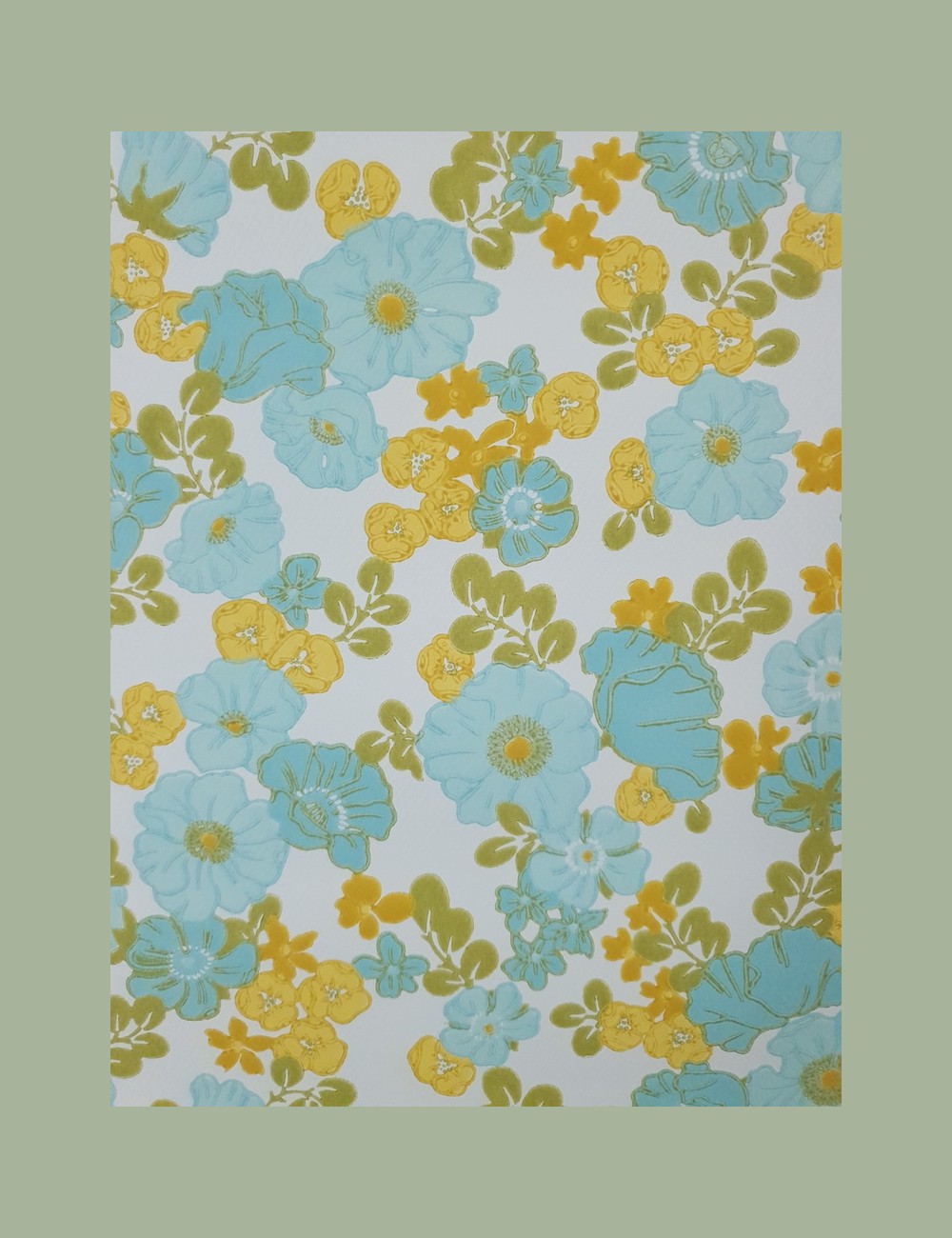 Lief bloemetjes behang