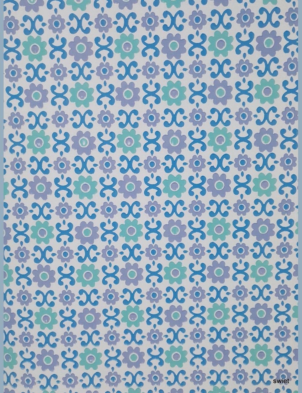 Groovy vintage behang