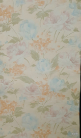 Vintage bloemen behangpapier