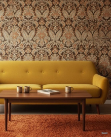 Knallend paisley behang