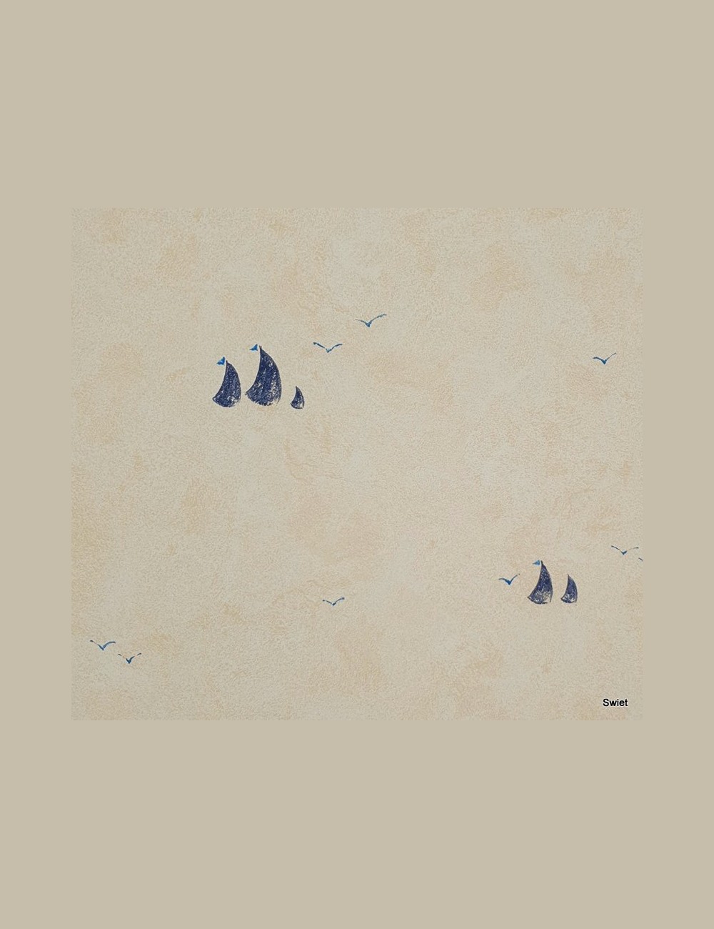 Vinyl bootjesbehang