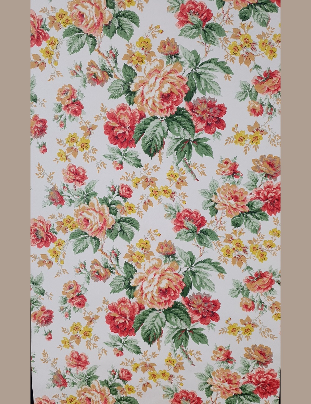 Vintage rozen behang
