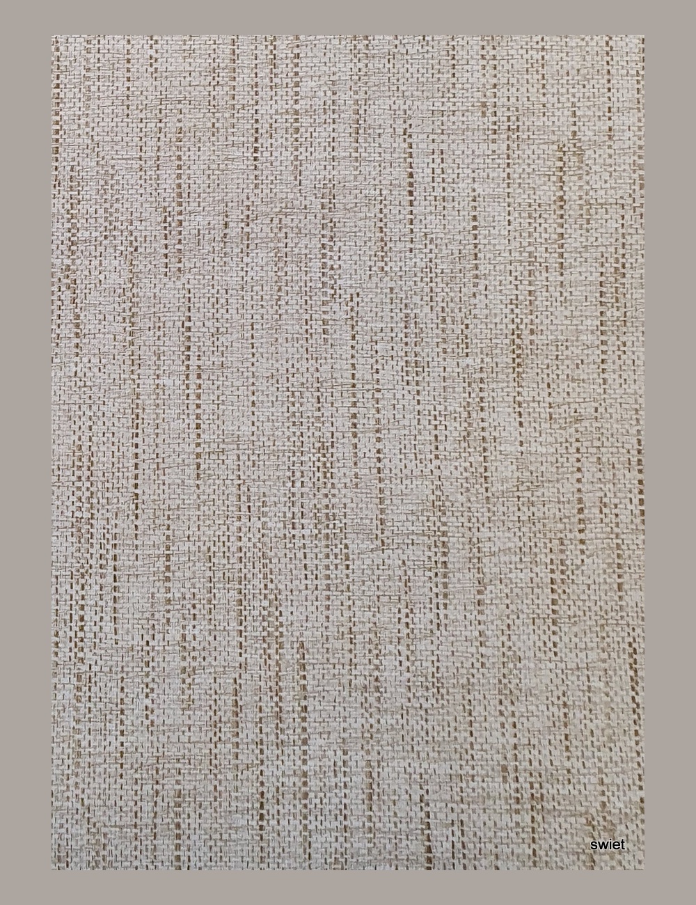Jute look behang