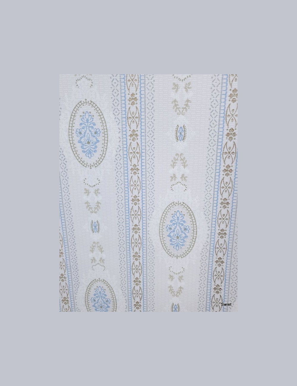 Barok behang met streepjes