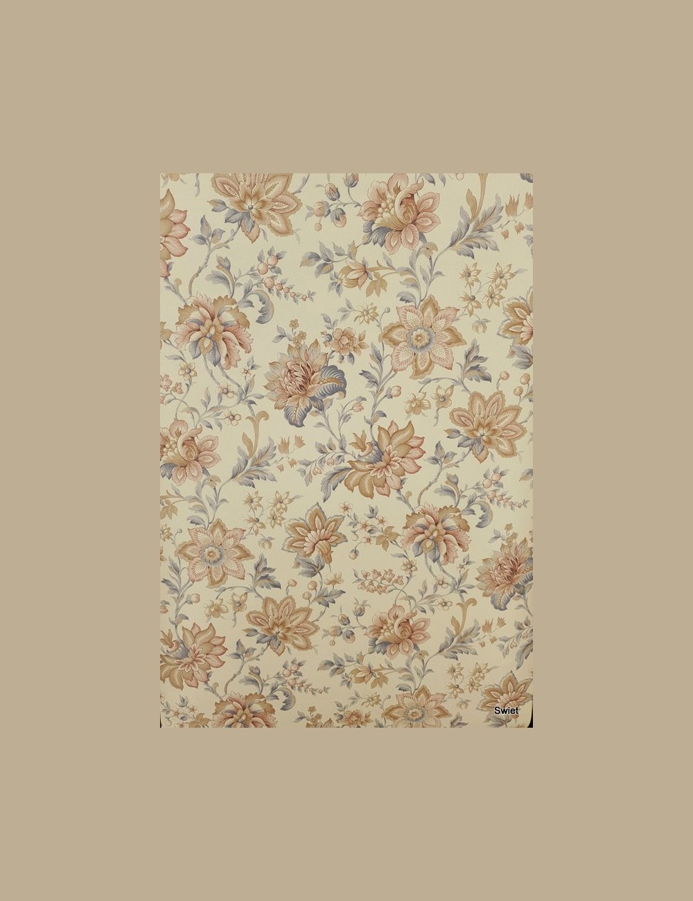 Guirlande bloemen behang