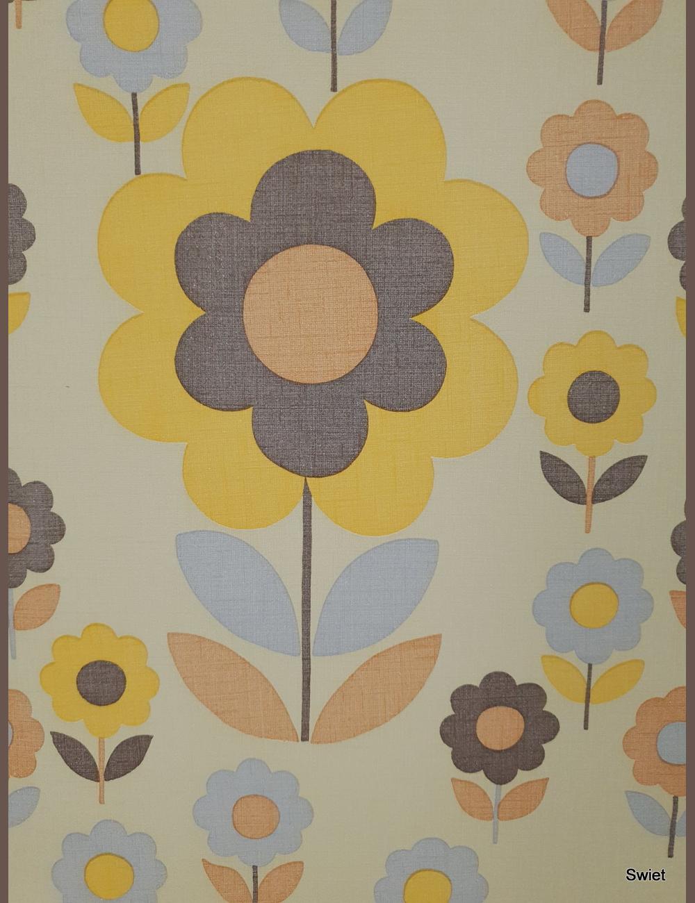 Gestileerde 70s bloemen