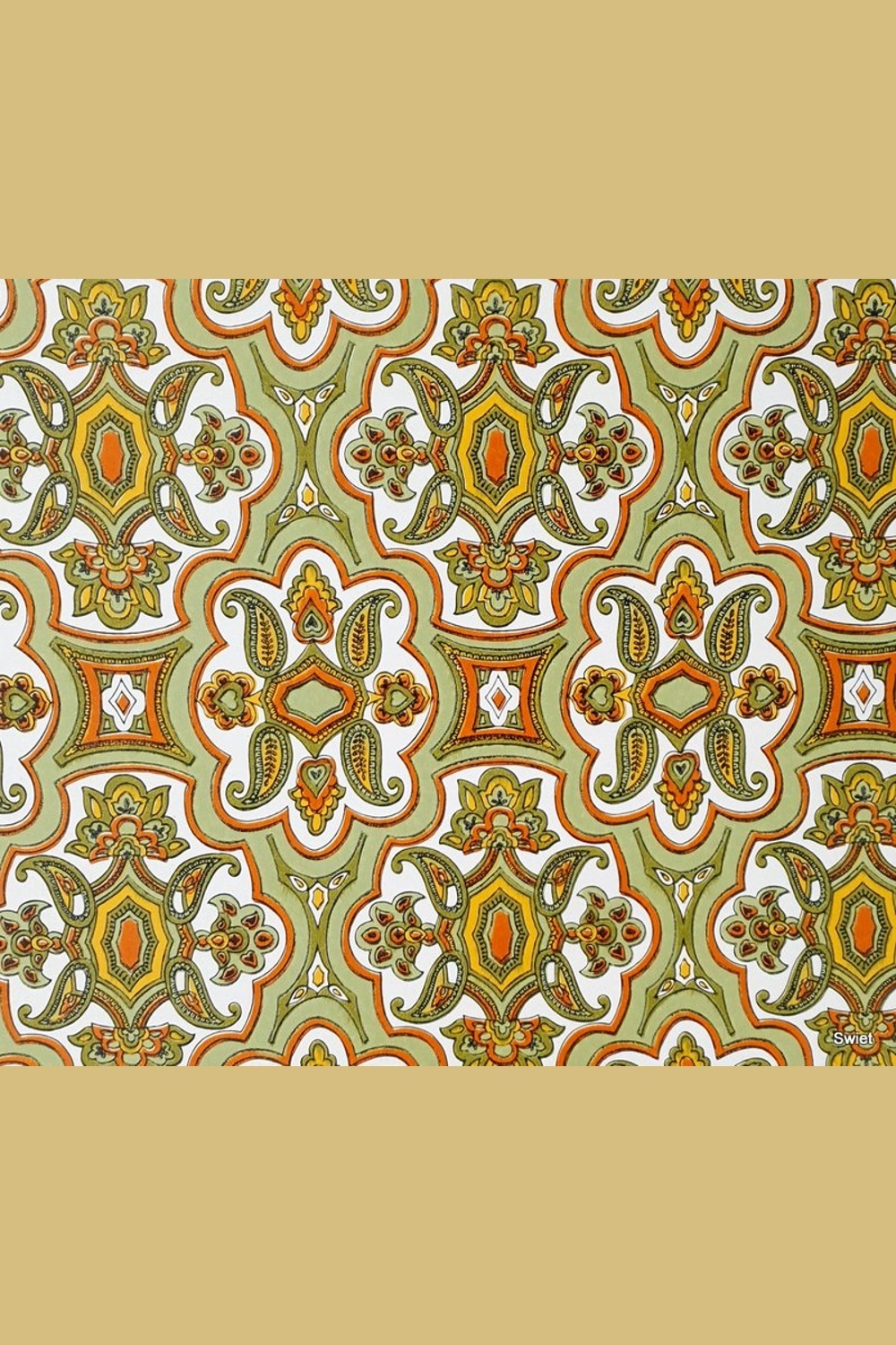 Vintage behangpapier