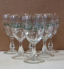 6 vintage Irish Coffee glazen