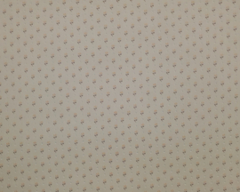 Beige mini bloemetjes behang