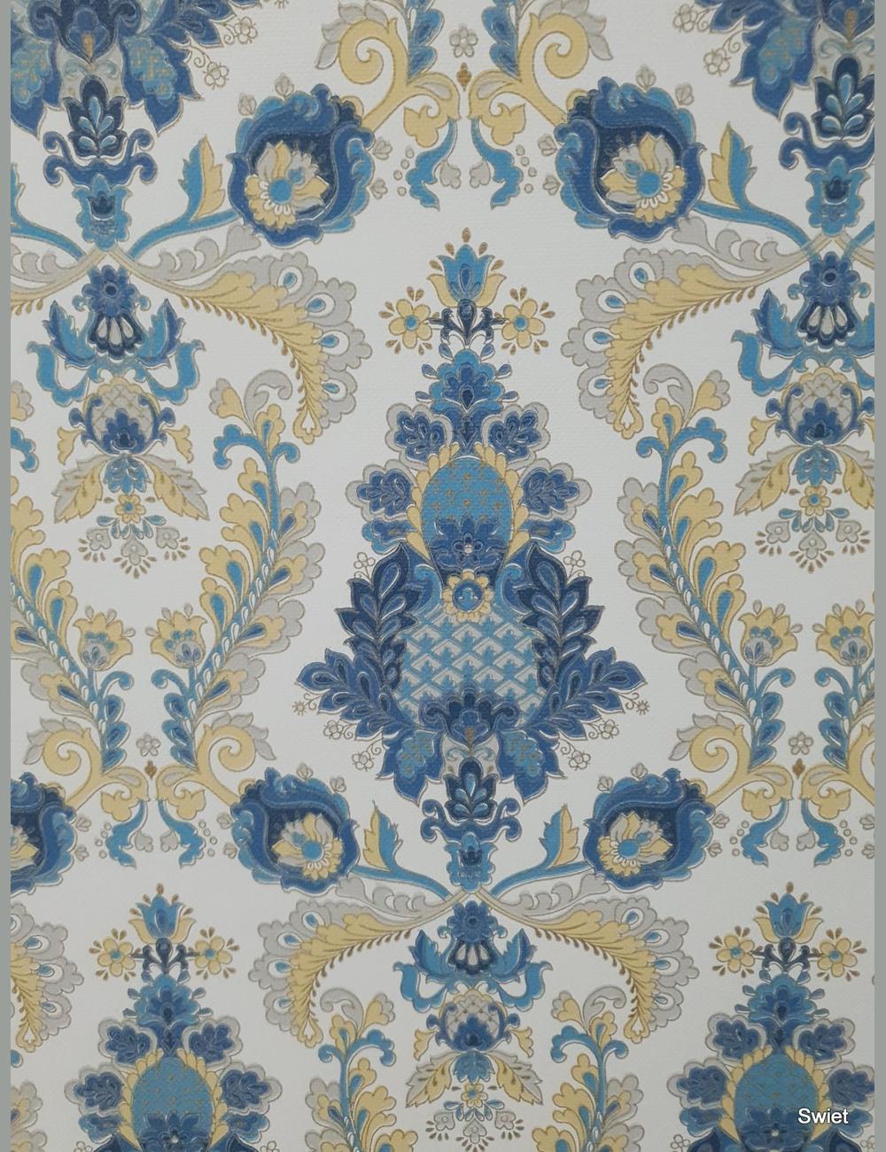 Barok in blauw crème
