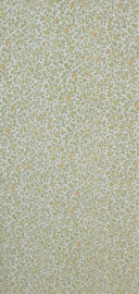 Groen bloemetjes behang