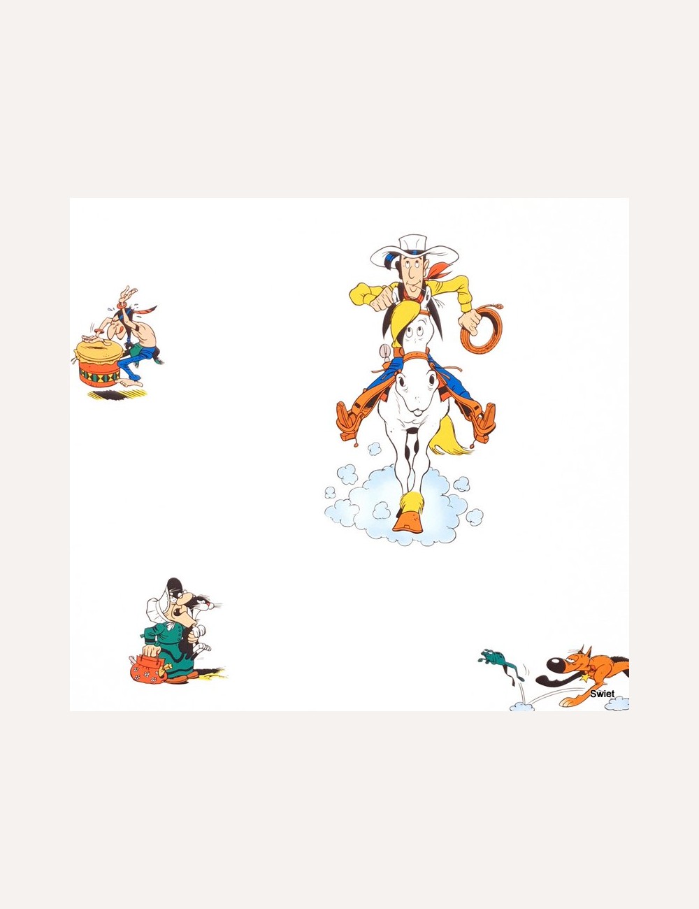 Lucky Luke behang