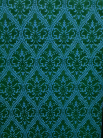 Klassiek velours velvet flock behangpapier