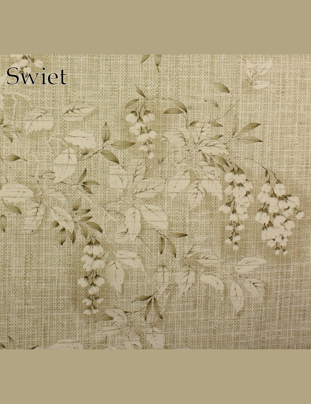 Jutelook met bloemen