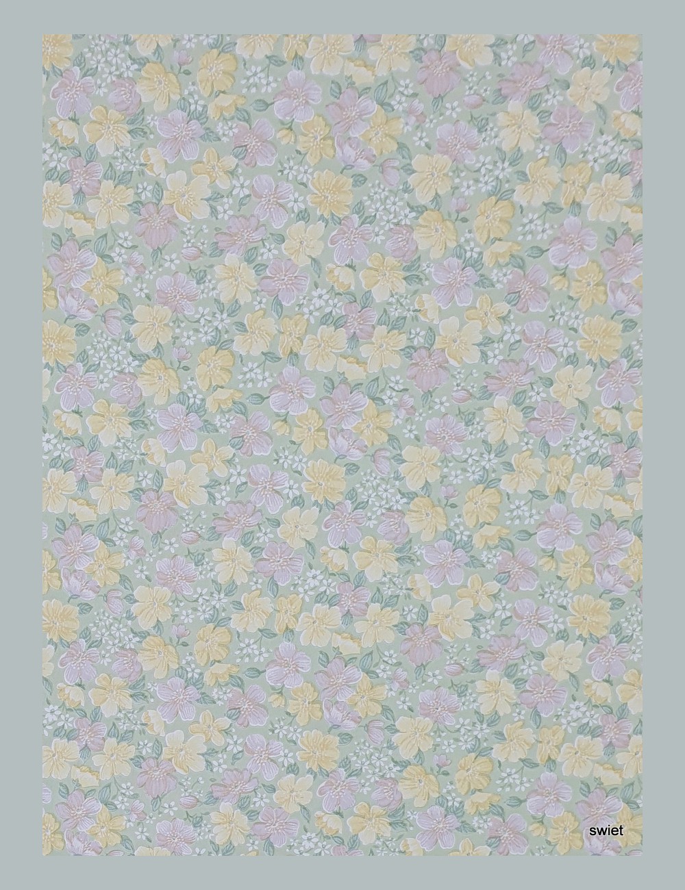 Zoet bloemetjes behang