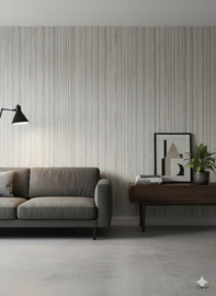 Gestreept vintage behang