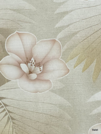 Groovy bloemen behang