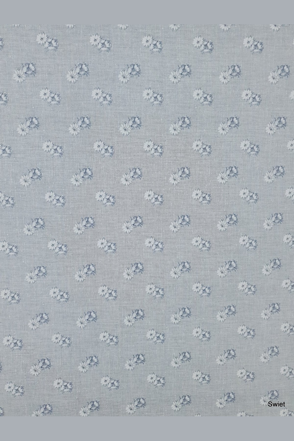 80s denim bloemen