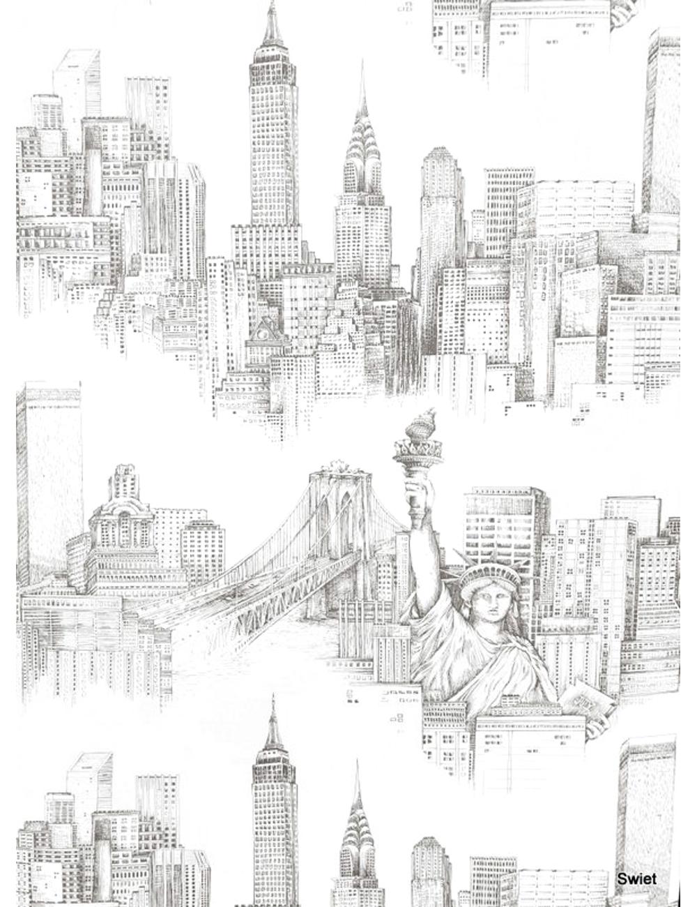 New York behang