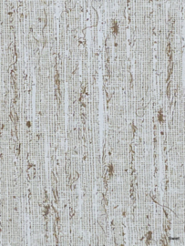 Beige jutelook behang