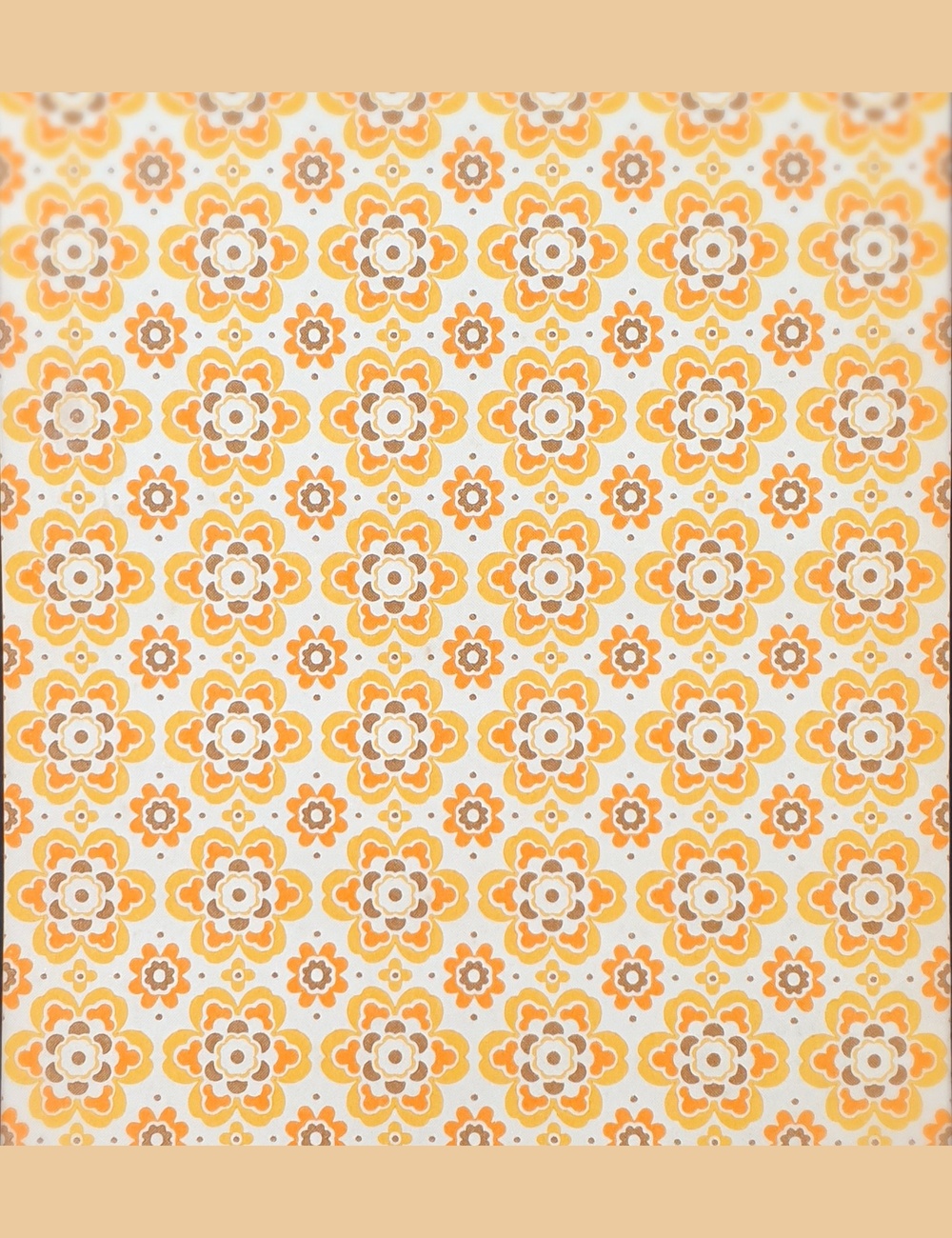 Groovy jaren 70 bloemen behang