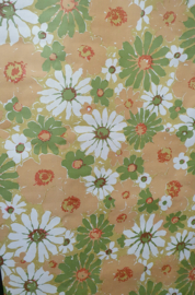 Vintage bloemen behang