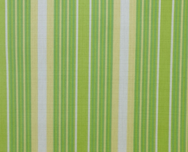 Groen gestreept behang