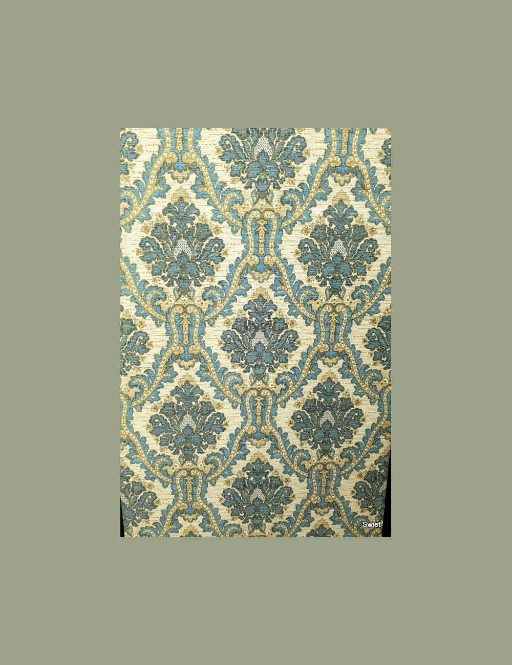 Barok behang met goud