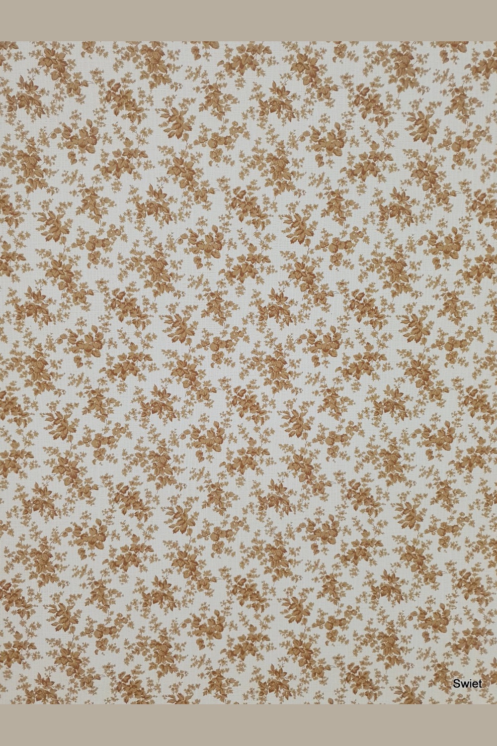 Beige mini bloemen
