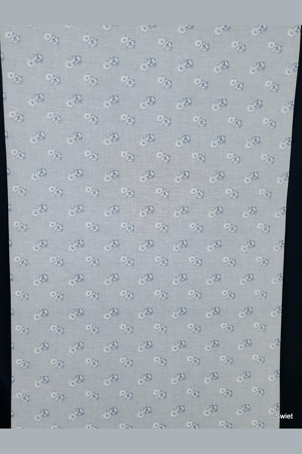 80s denim bloemen