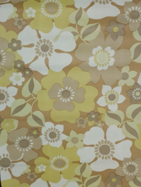 Vintage bloemen behang