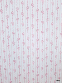 Roze wit behang
