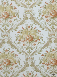 Barok bloemenbehang