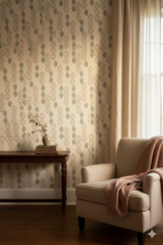 Licht klassiek behang