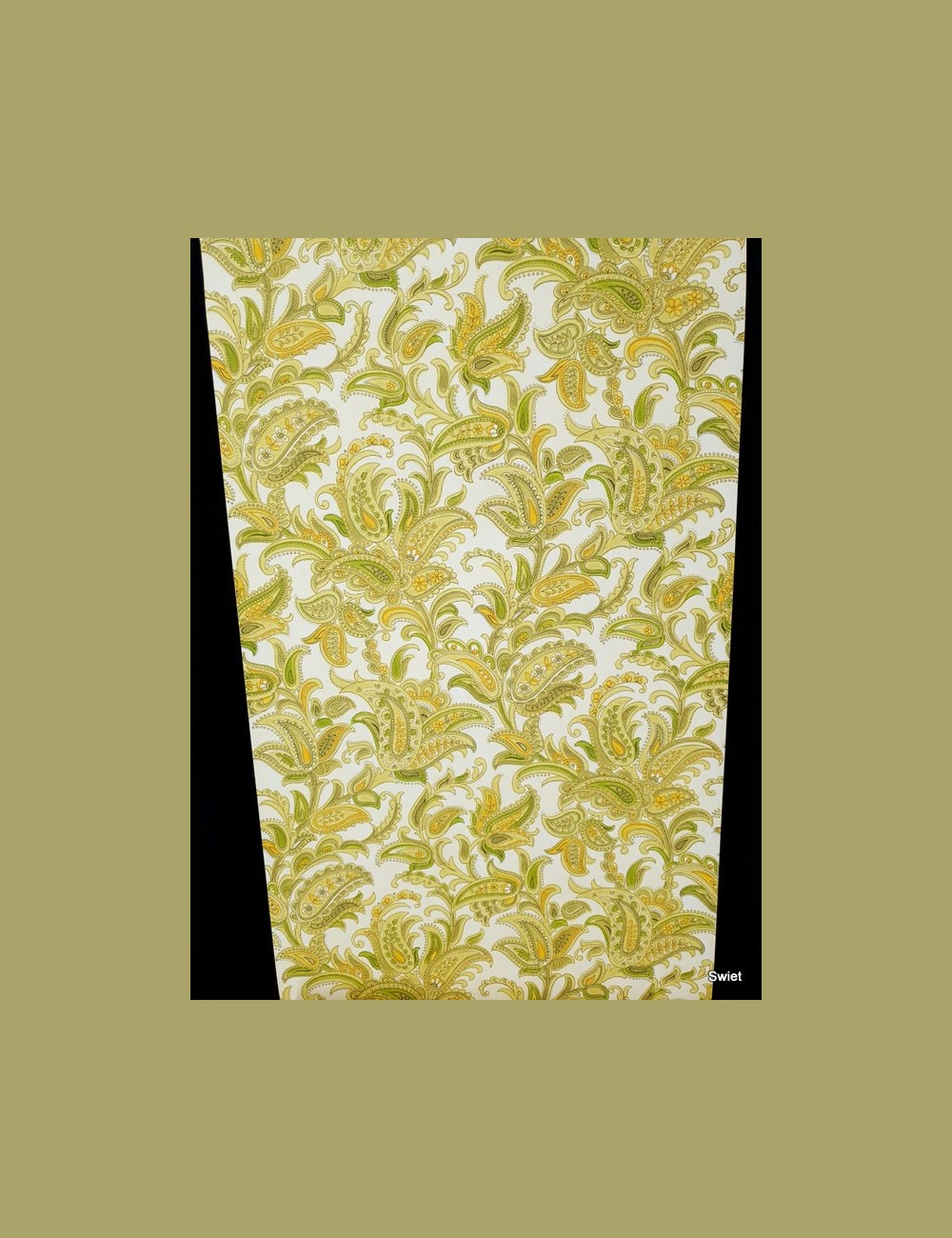 Paisley retro behang