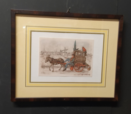 2 ingelijste prenten van Anton Pieck
