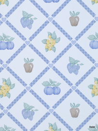 Frans keukenfruit behang