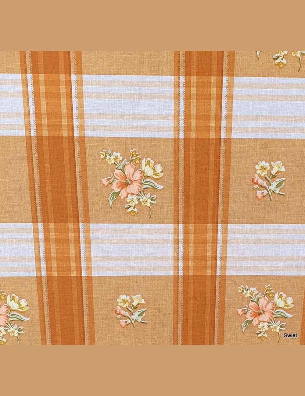 Oranje keukenbehang