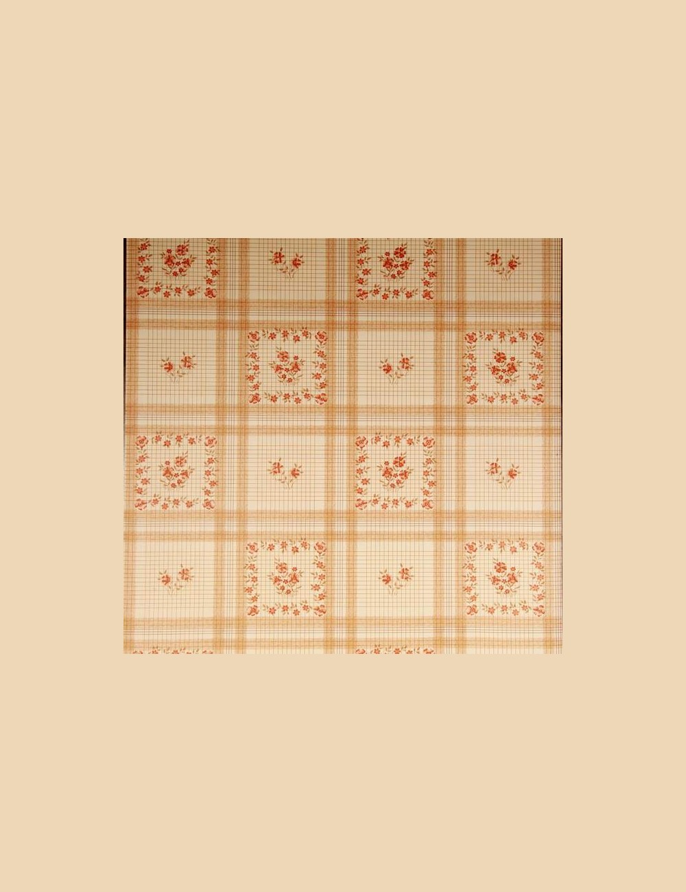 Vintage vinyl keukenbehang
