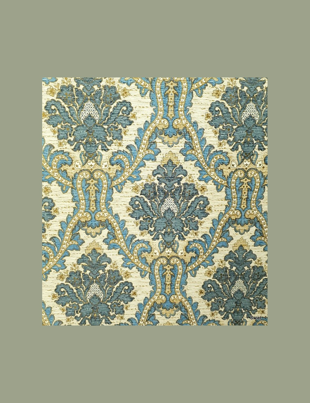 Barok behang met goud