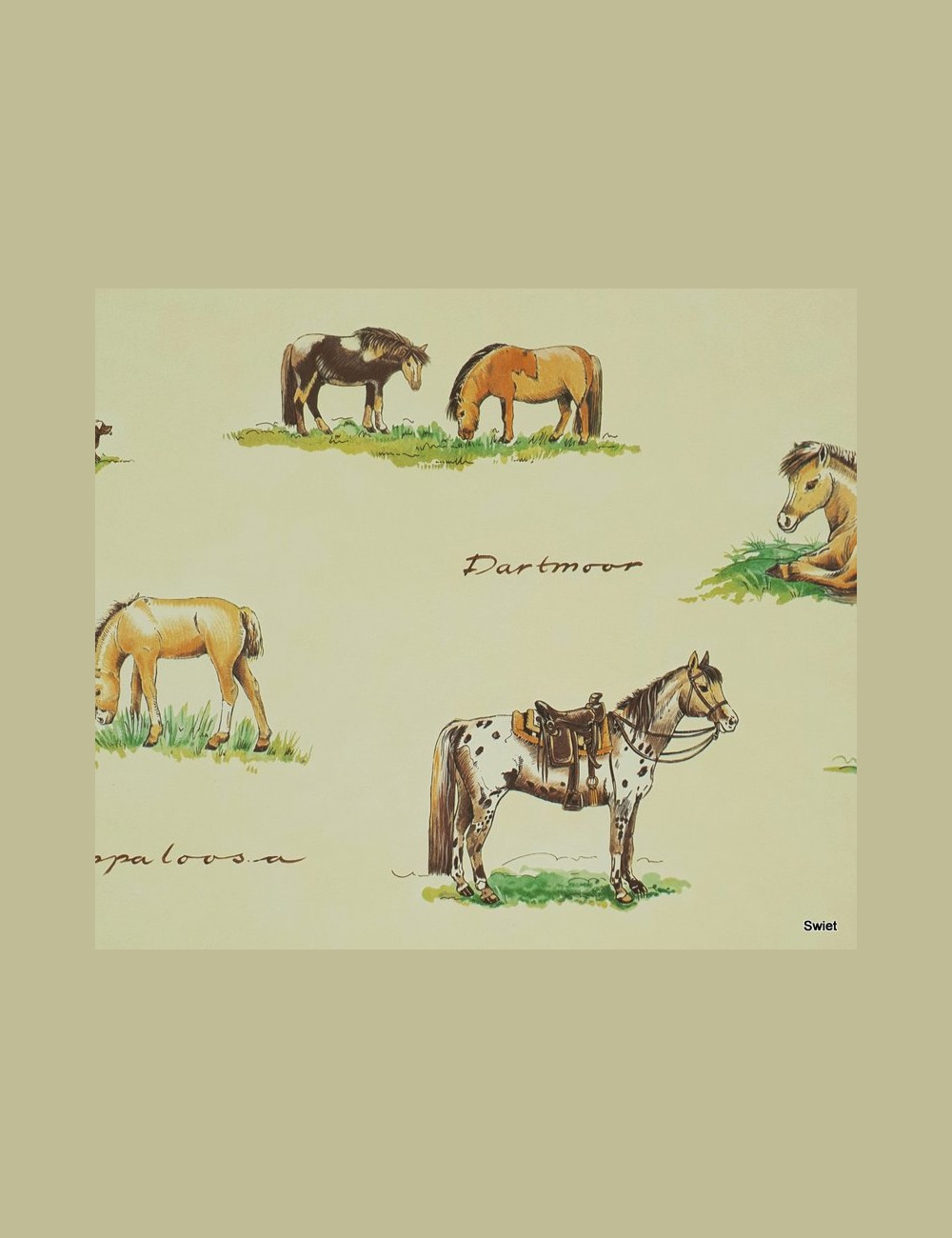 Vintage paardenbehang