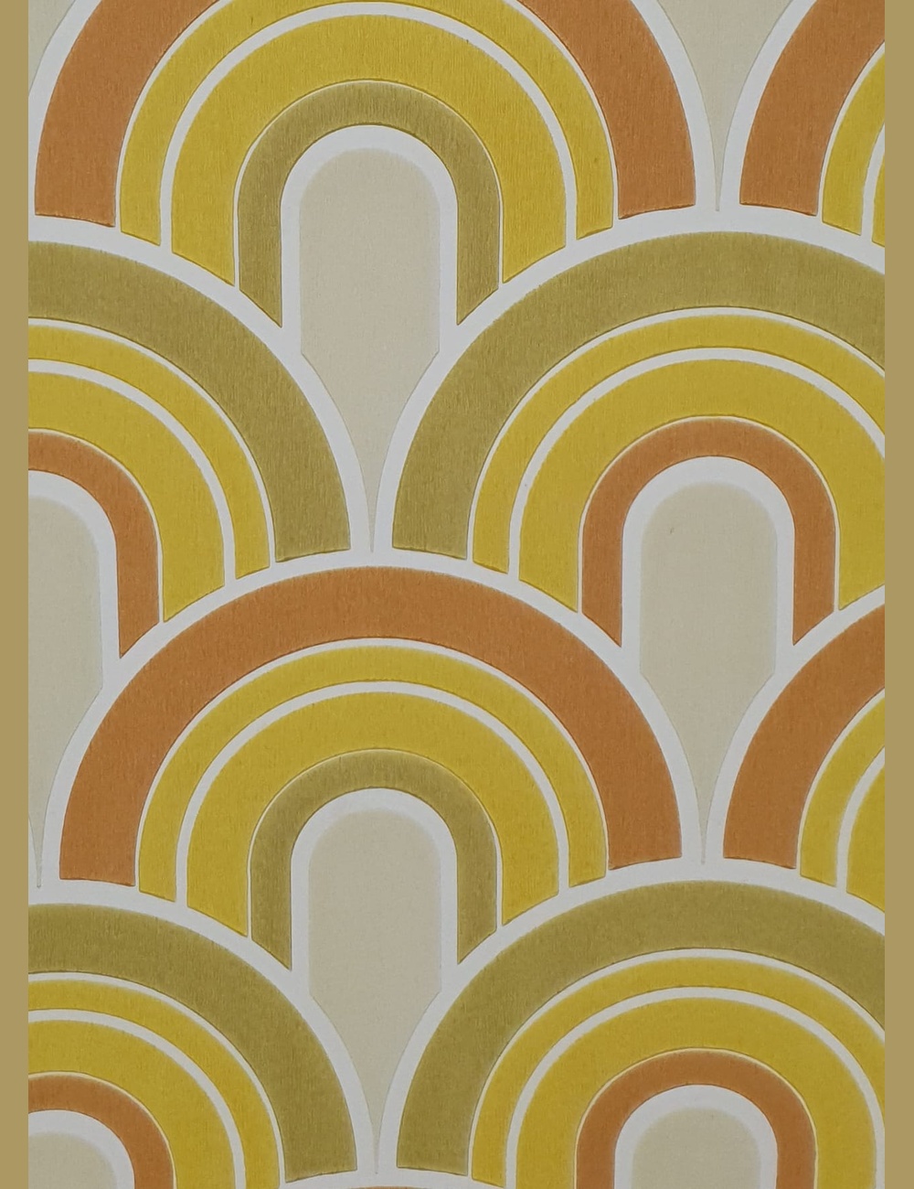 Groovy boogjes jaren 70 behang
