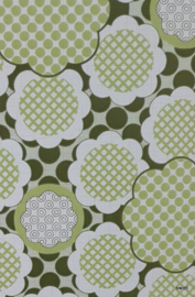 Groen 70s behang