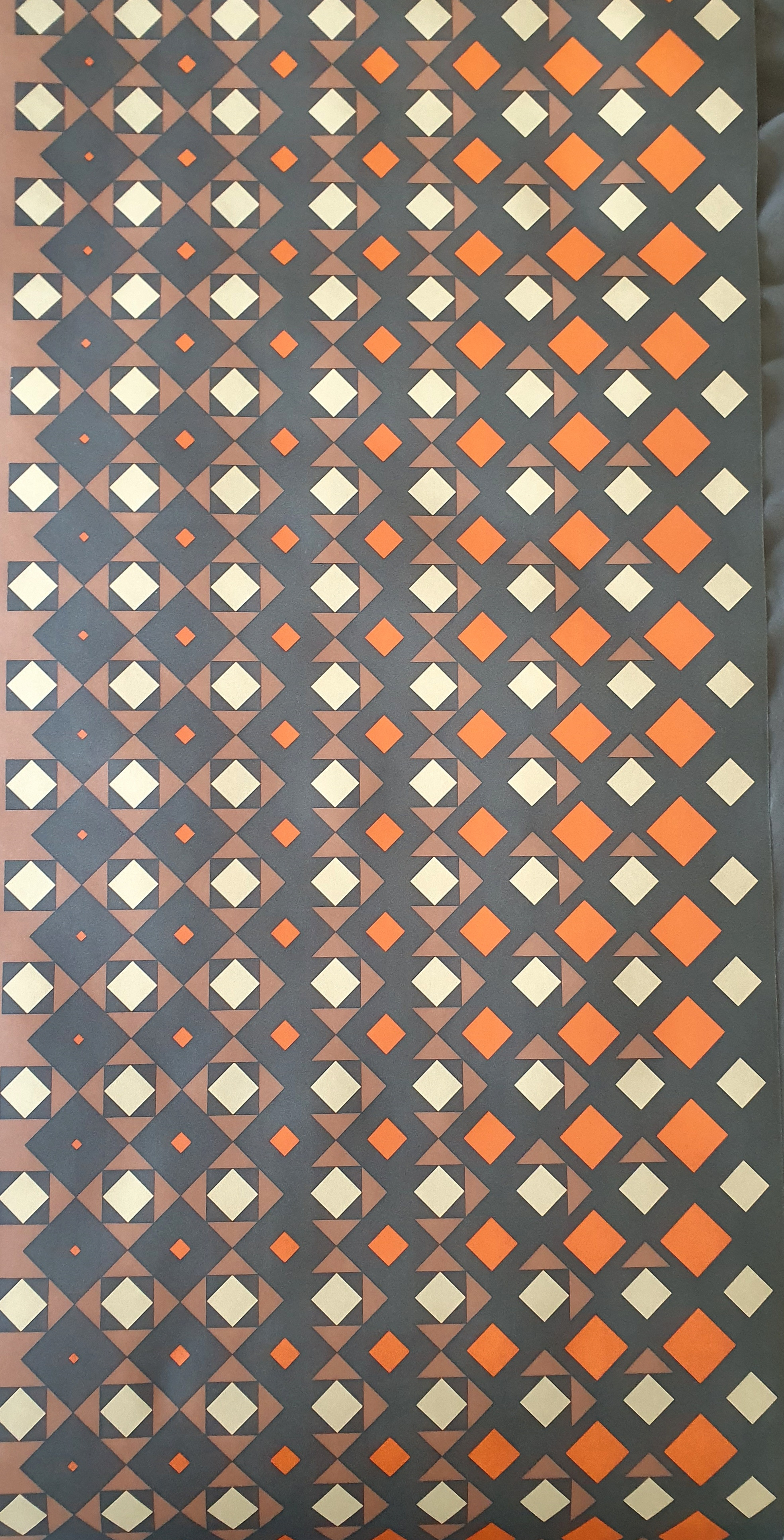 Geometrisch vintage behangpapier
